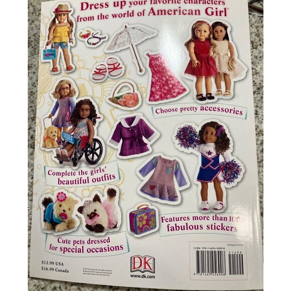 American Girl Ultimate Sticker Collection Dress Up Book With Stickers - Picture 15 of 15